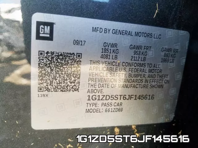 1G1ZD5ST6JF145616 фото 2
