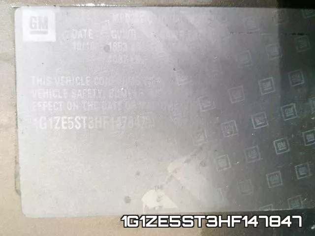 1G1ZE5ST3HF147847 фото 2