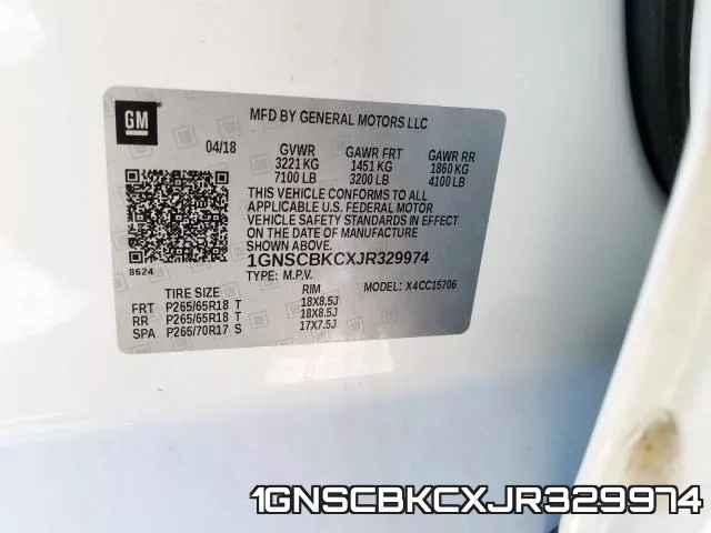 1GNSCBKCXJR329974 фото 2