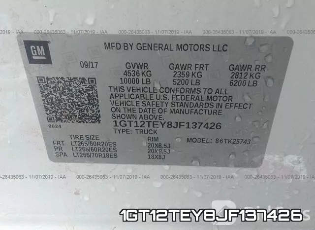 1GT12TEY8JF137426 фото 10