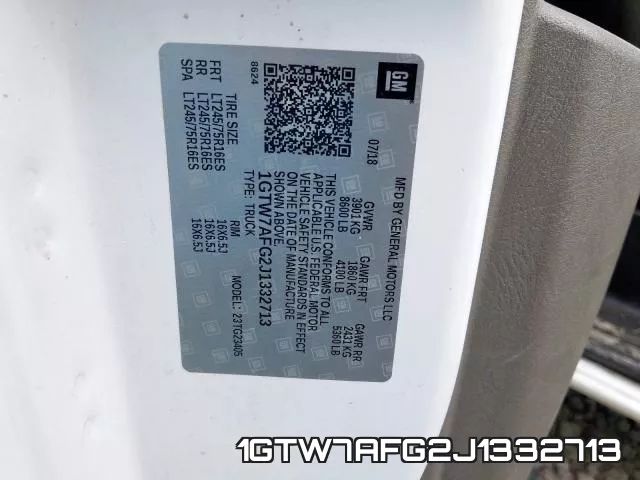 1GTW7AFG2J1332713 фото 2
