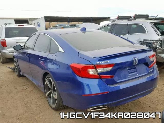 1HGCV1F34KA028047 фото 4
