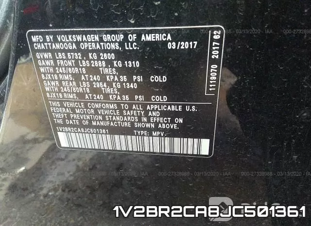 1V2BR2CA8JC501361 фото 10