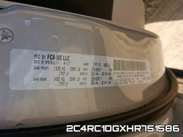 2C4RC1DGXHR751586 фото 2