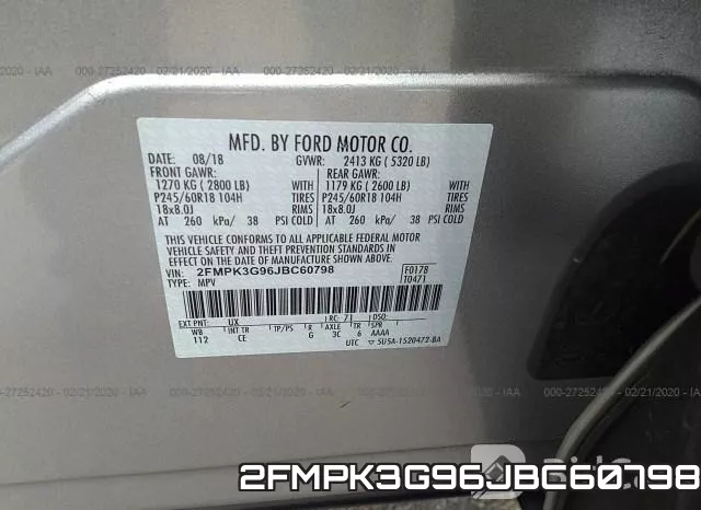 2FMPK3G96JBC60798 фото 10