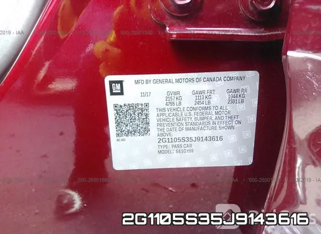 2G1105S35J9143616 фото 10