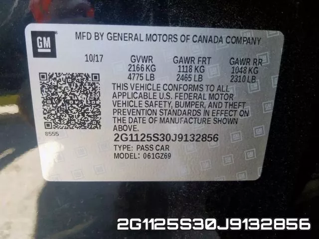 2G1125S30J9132856 фото 2