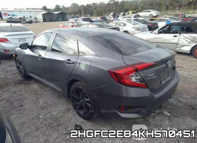 2HGFC2E84KH570451 фото 4