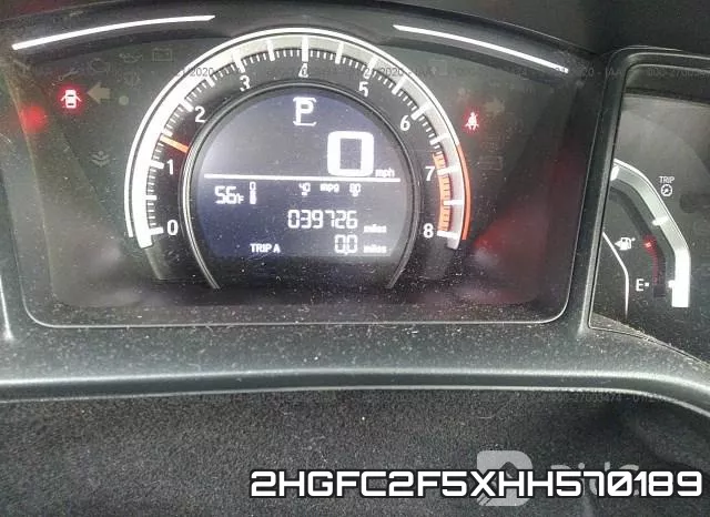 2HGFC2F5XHH570189 фото 8
