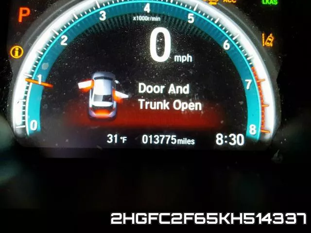 2HGFC2F65KH514337 фото 9