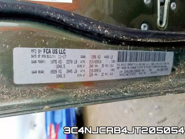 3C4NJCAB4JT205054 фото 2