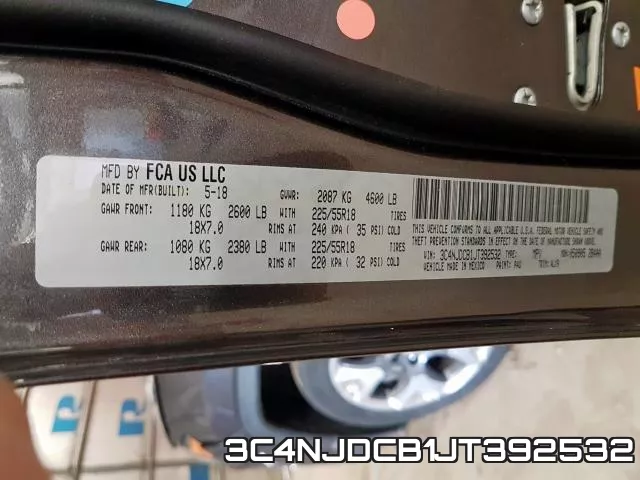 3C4NJDCB1JT392532 фото 2