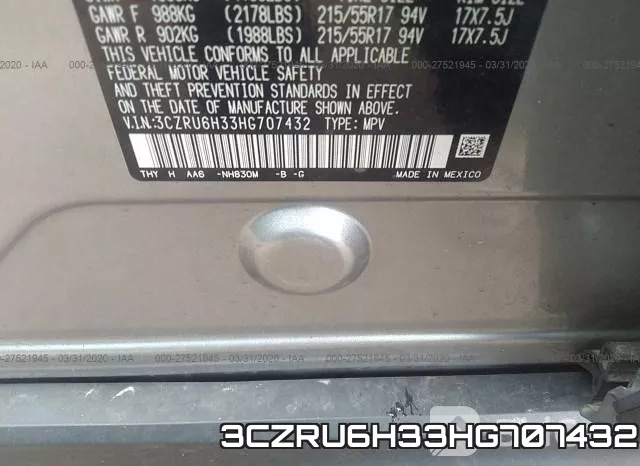 3CZRU6H33HG707432 фото 10