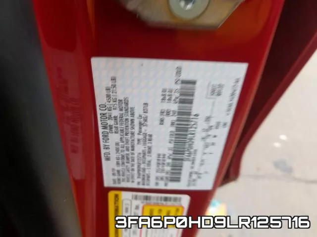 3FA6P0HD9LR125716 фото 2