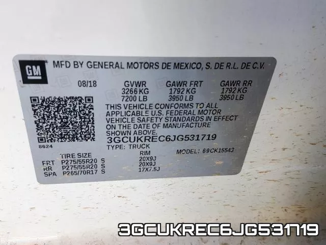 3GCUKREC6JG531719 фото 2