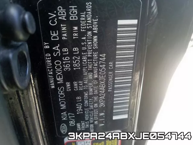 3KPA24ABXJE054744 фото 2
