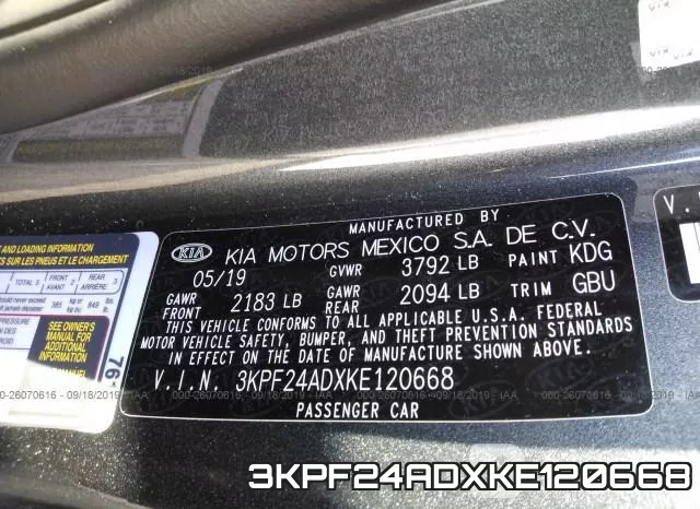 3KPF24ADXKE120668 фото 10