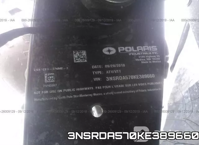 3NSRDA570KE389660 фото 2