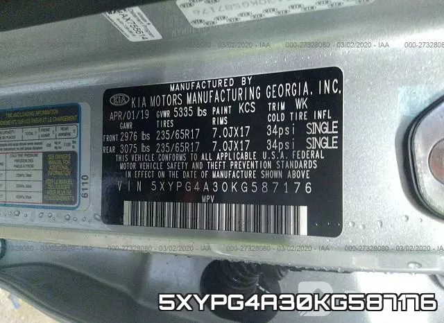 5XYPG4A30KG587176 фото 10
