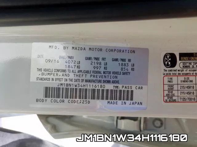 JM1BN1W34H1116180 фото 2