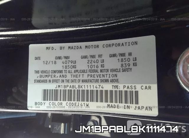 JM1BPABL8K1111474 фото 10