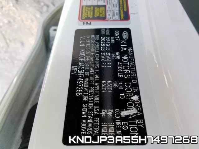 KNDJP3A55H7497268 фото 2