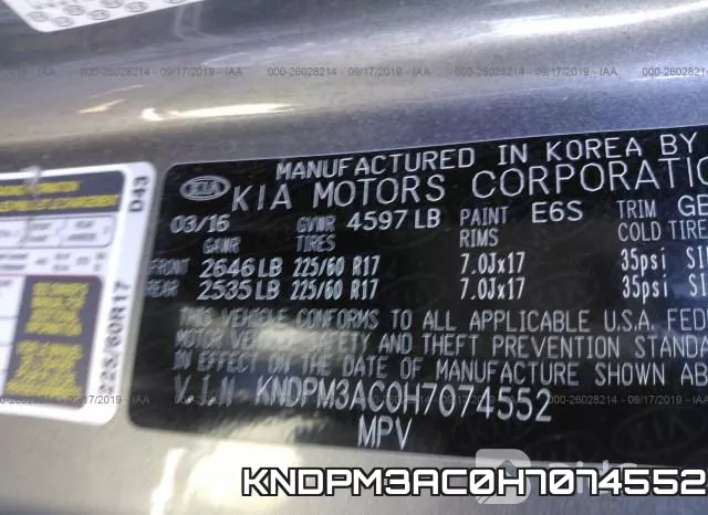 KNDPM3AC0H7074552 фото 10