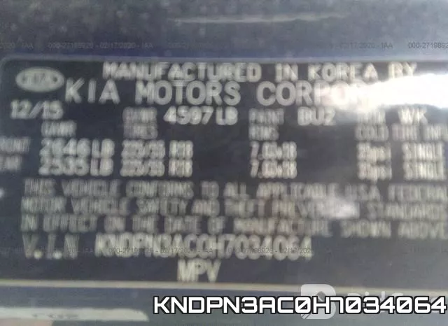 KNDPN3AC0H7034064 фото 10