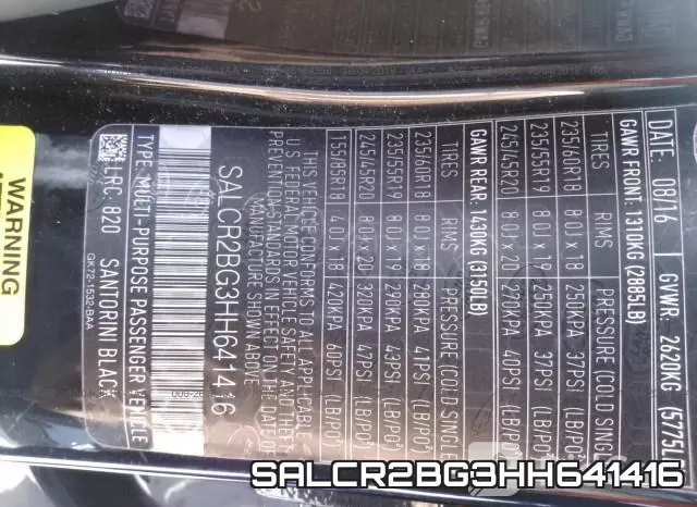 SALCR2BG3HH641416 фото 10