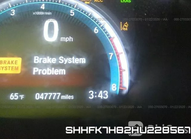 SHHFK7H82HU228567 фото 8