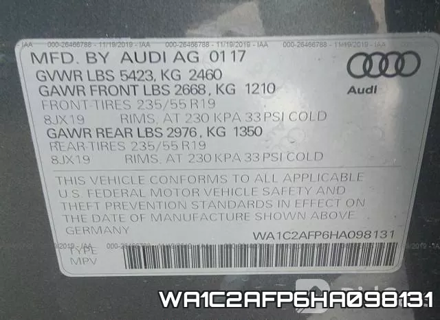 WA1C2AFP6HA098131 фото 10