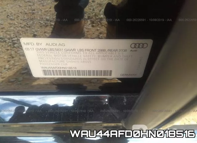 WAU44AFD0HN018516 фото 10