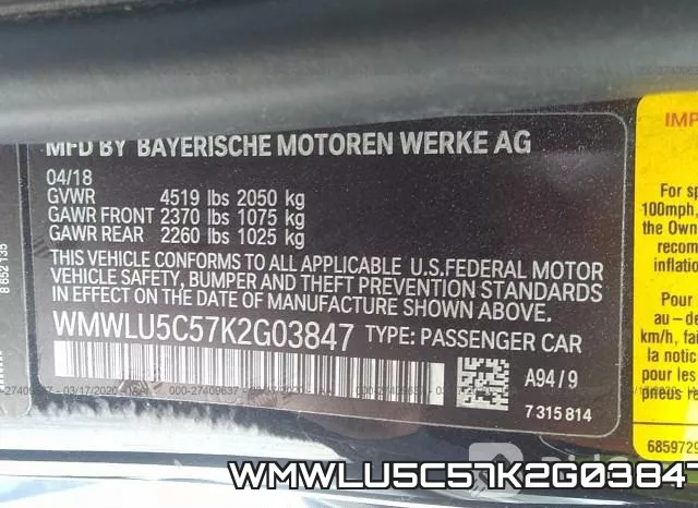 WMWLU5C57K2G03847 фото 10