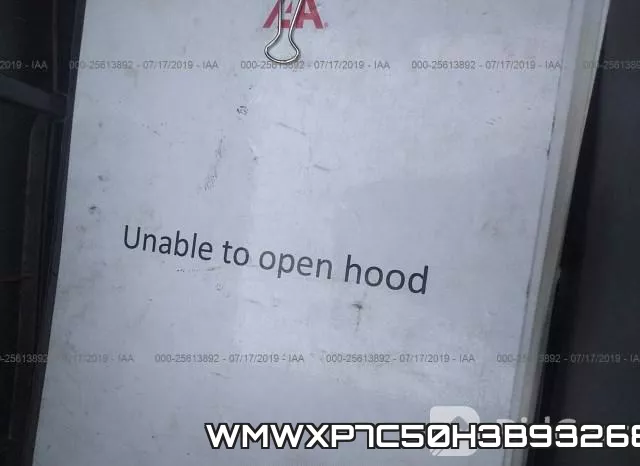 WMWXP7C50H3B93268 фото 2