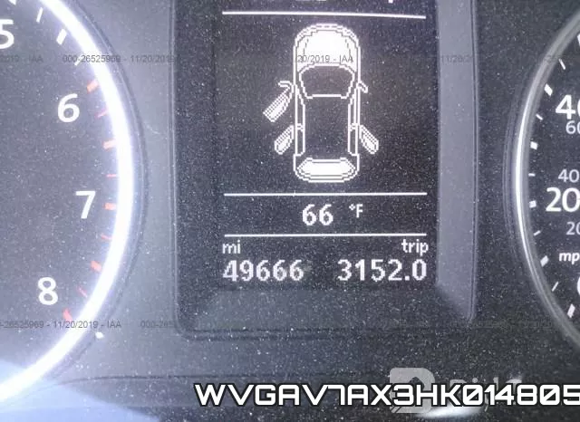 WVGAV7AX3HK014805 фото 8