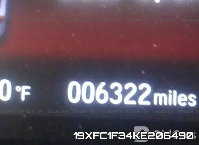 19XFC1F34KE206490 фото 8