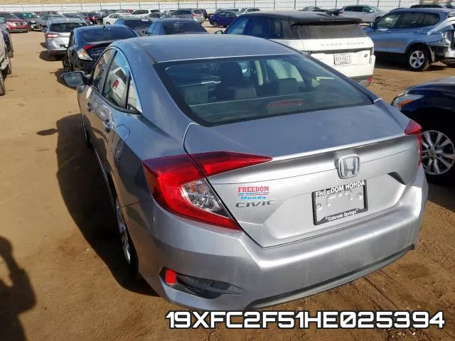 19XFC2F51HE025394 фото 4