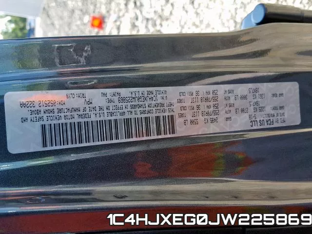 1C4HJXEG0JW225869 фото 2