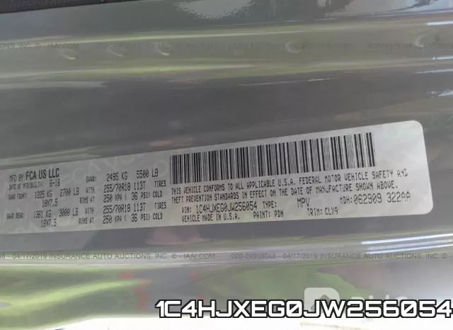 1C4HJXEG0JW256054 фото 10