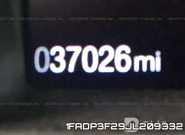 1FADP3F29JL209332 фото 8