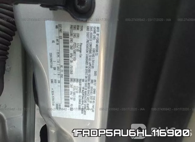 1FADP5AU6HL116900 фото 10