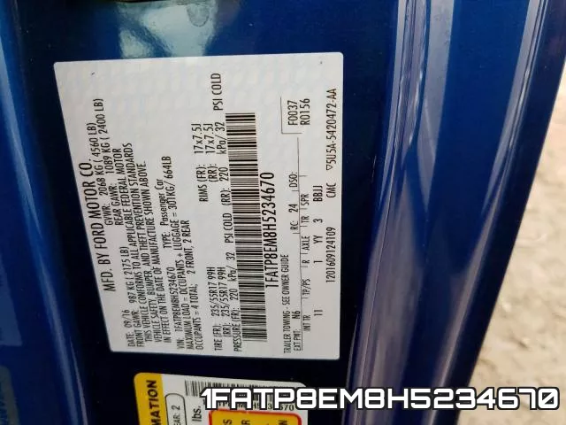 1FATP8EM8H5234670 фото 2