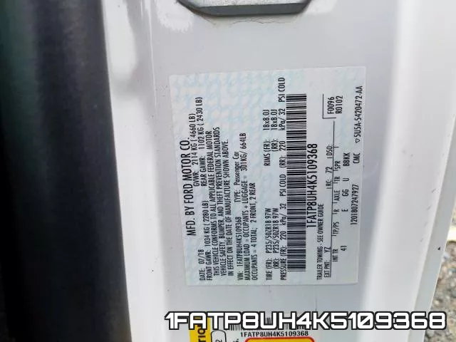 1FATP8UH4K5109368 фото 2