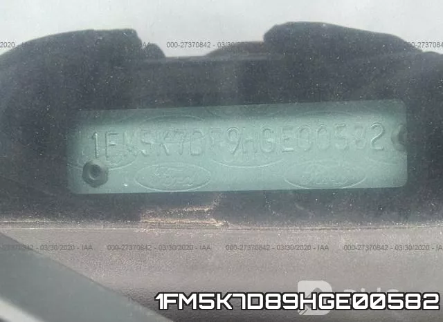1FM5K7D89HGE00582 фото 10