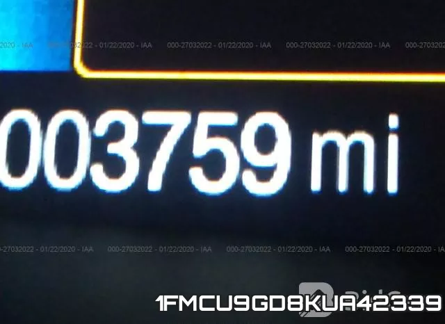1FMCU9GD8KUA42339 фото 8