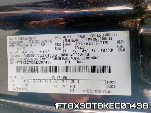1FT8X3DT8KEC07438 фото 2