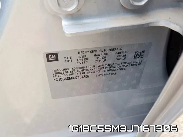 1G1BC5SM3J7167306 фото 2