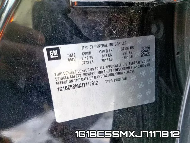 1G1BC5SMXJ7117812 фото 2