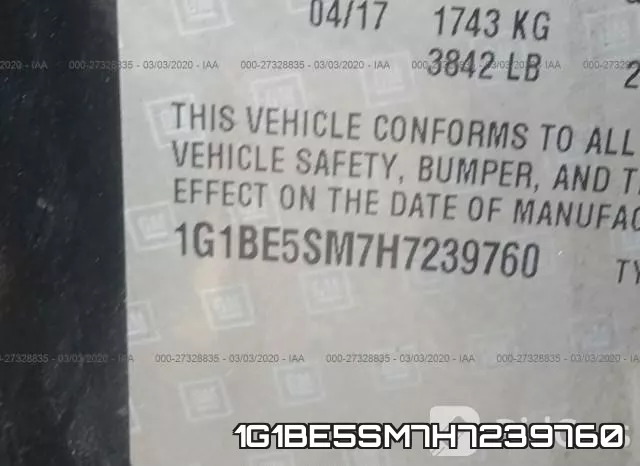 1G1BE5SM7H7239760 фото 10