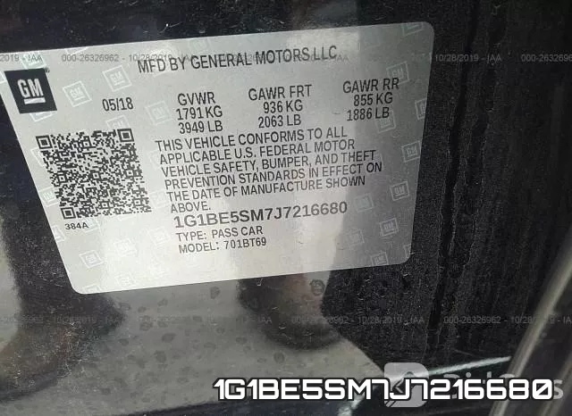 1G1BE5SM7J7216680 фото 10